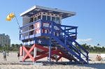 Photo of a lifeguard lookout on Miami Beach